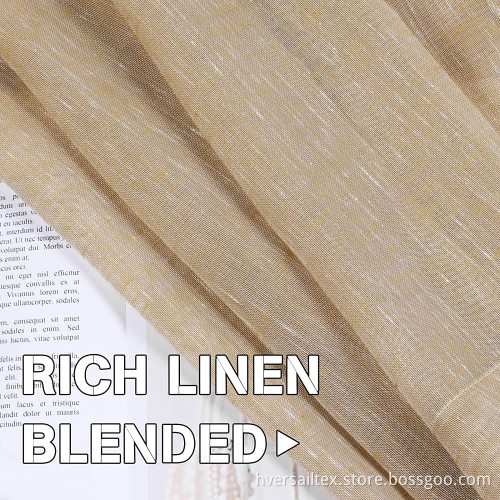 2-Pairs Taffy Semi-Sheers Light Filtering Curtains